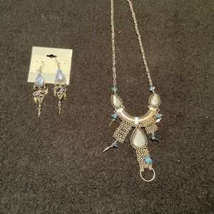 Necklace and earrings set